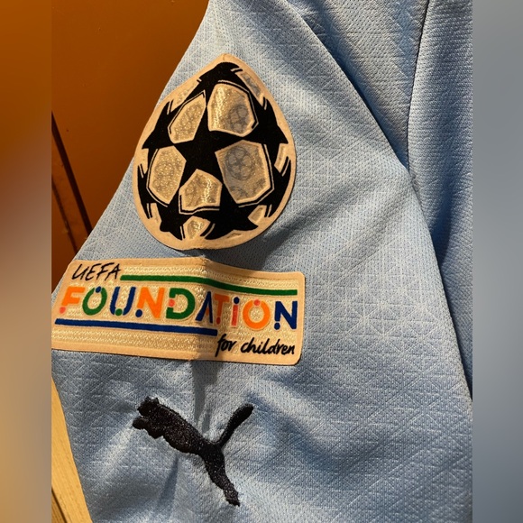 Used 22/23 Manchester City Champions League edition custom jersey #10 Marroquin - Picture 6 of 7